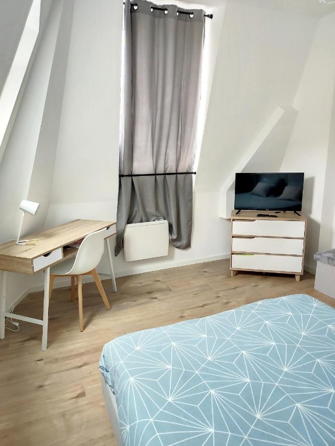 Grand Appart Duplex 6 Pers Gare Wifi Appartamento Saint-Quentin  Esterno foto