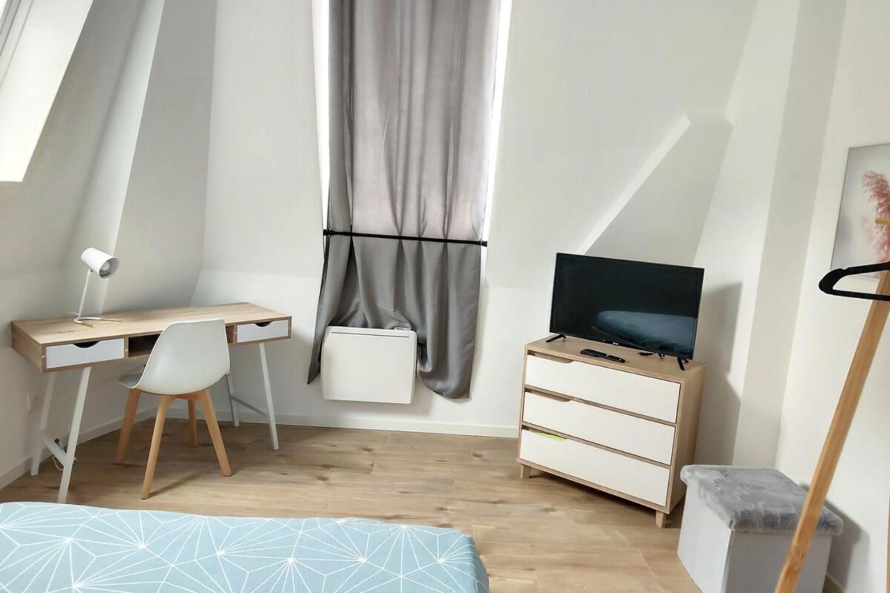Grand Appart Duplex 6 Pers Gare Wifi Appartamento Saint-Quentin  Esterno foto